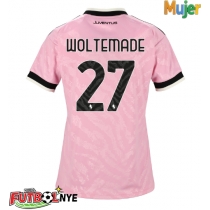 Camiseta Juventus Nick Woltemade #27 Visitante Equipación para mujer 2026-27 manga corta